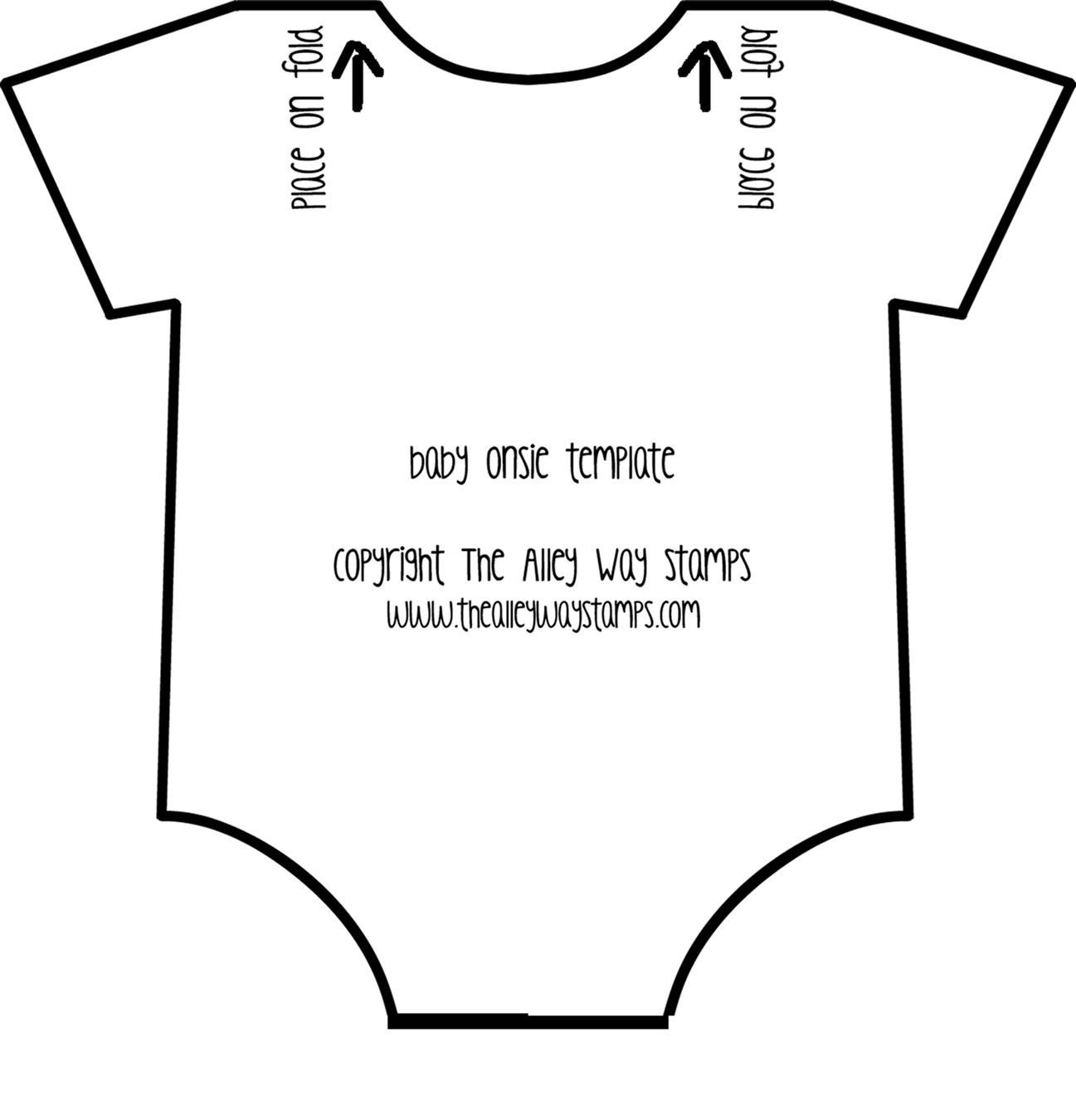 001 Free Printable Baby Onesie Template ~ Ulyssesroom - Free Printable Onesie Pattern