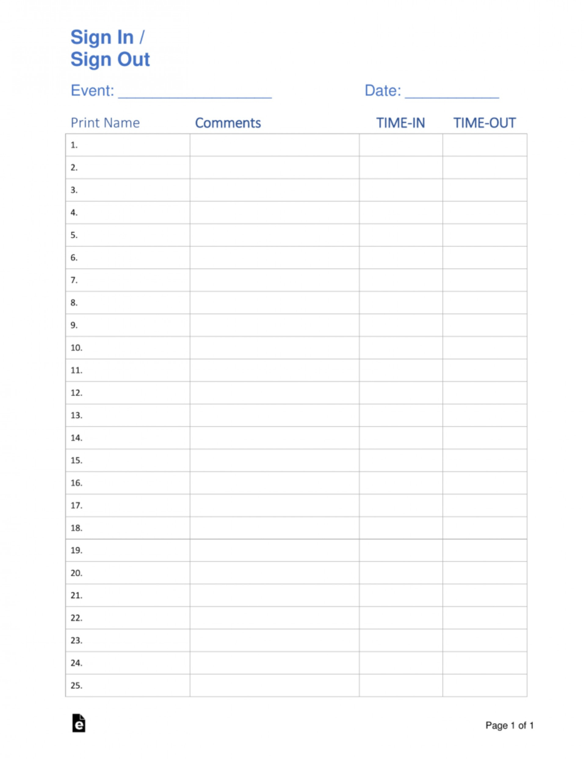 001 Sign In Sheet Templates Template Ideas Visitor Out ~ Ulyssesroom - Free Printable Sign In Sheet Template
