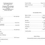 002 Church Wedding Program Template Pic Photo Ceremony Kepbrf   Free Printable Catholic Mass Book
