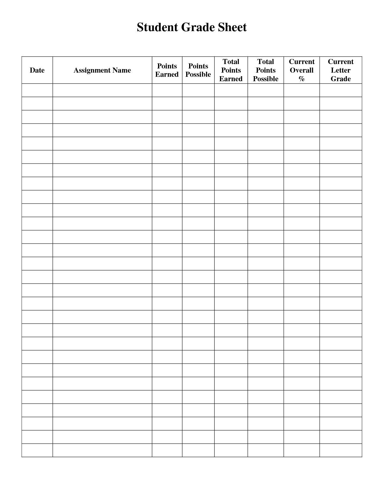 003 Teacher Grade Book Template Ideas ~ Ulyssesroom - Free Printable Gradebook