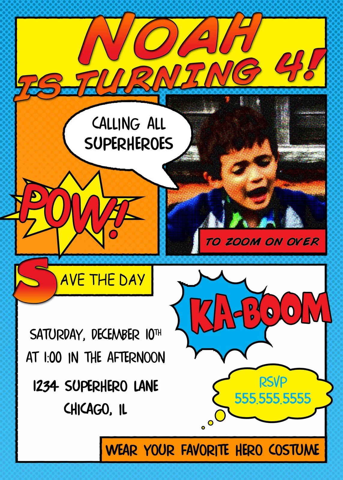 005 Template Ideas Superhero Birthday Invitations Templates - Free Printable Superhero Birthday Invitation Templates