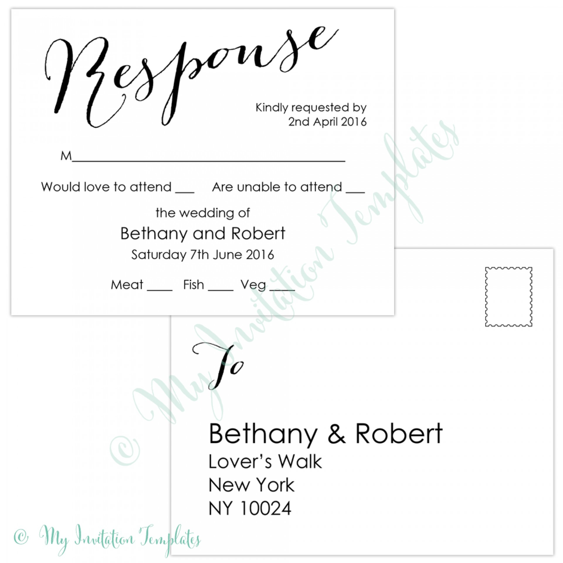 009 Template Ideas Free Printable Postcard Sample Bombshell Rsvp - Free Printable Rsvp Cards