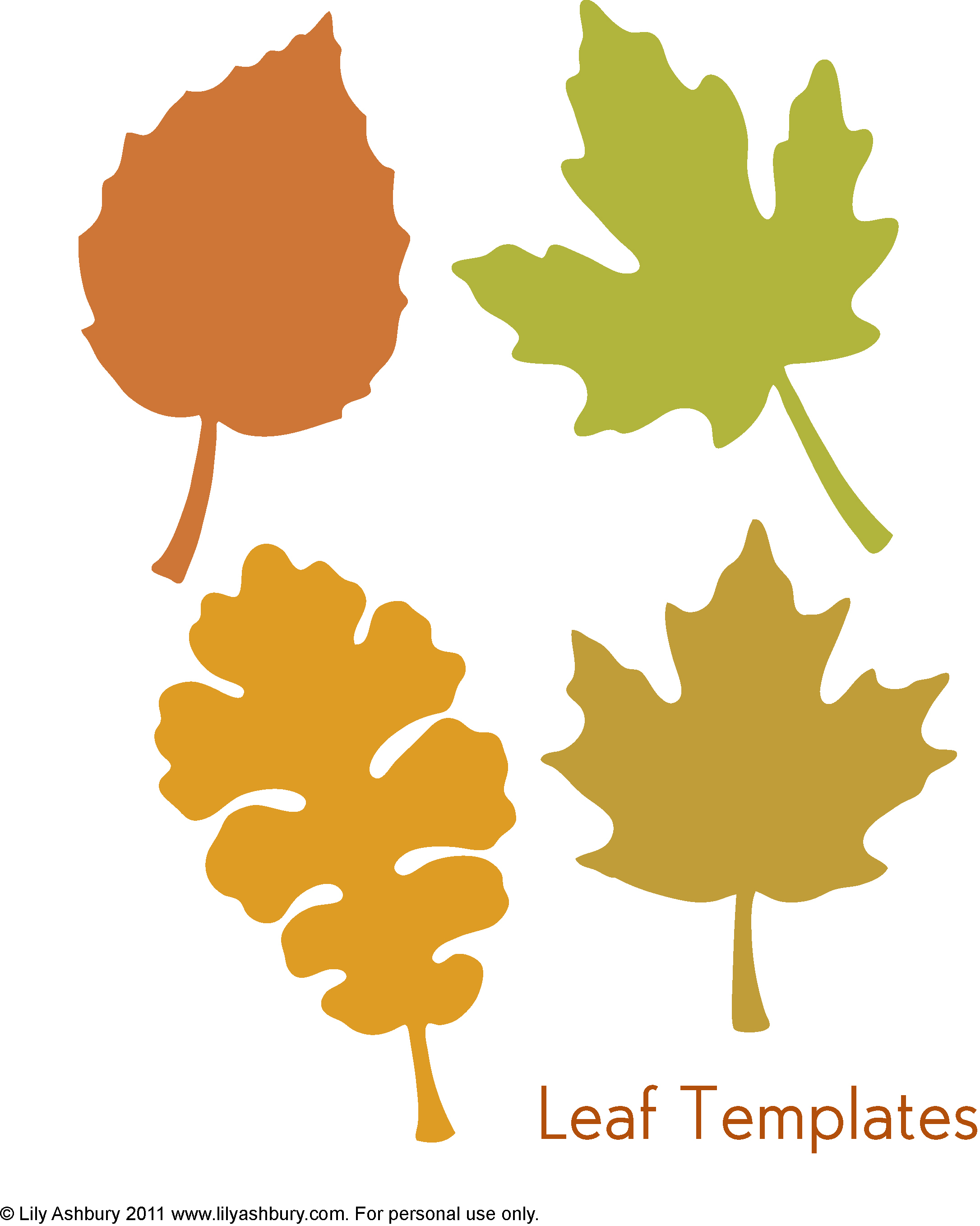 010 Quality Leaf Cut Out Templates Printable Pictures Of Leaves Free - Free Printable Leaves