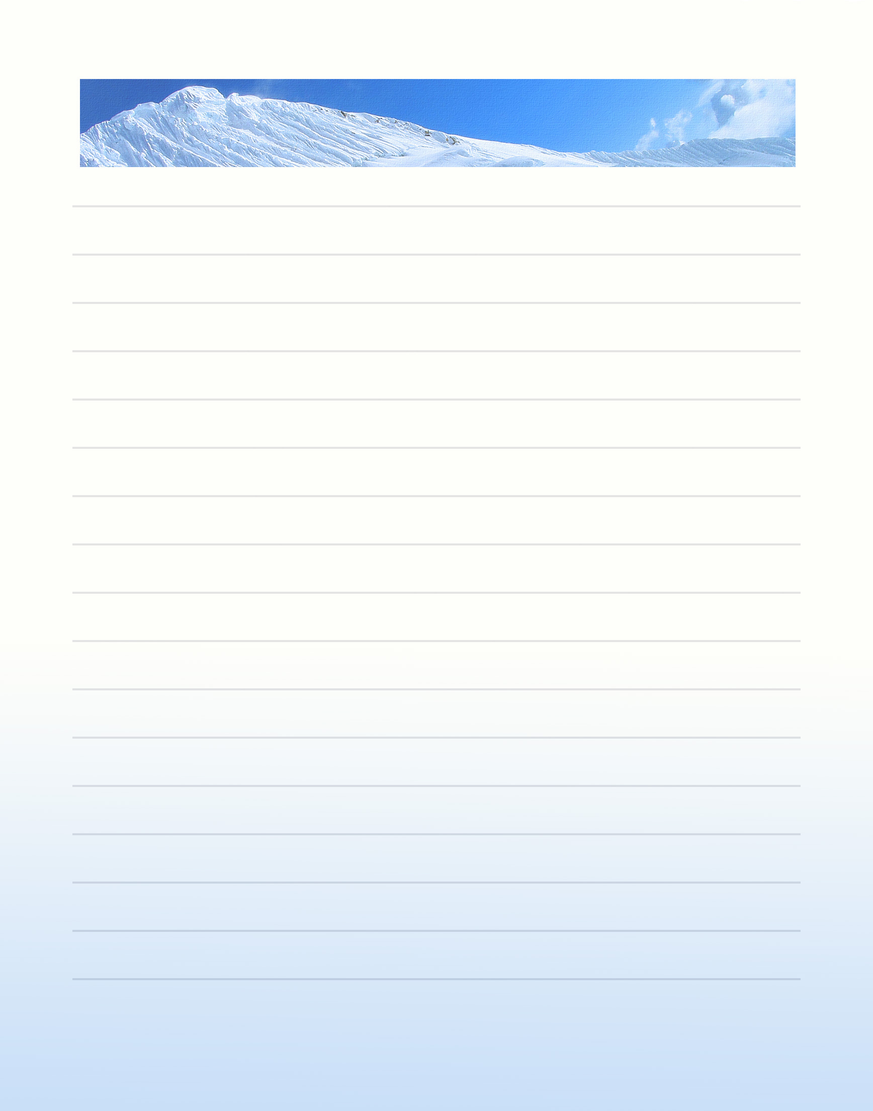 012 Winter Free Printable Stationery Template ~ Ulyssesroom - Free Printable Lined Stationery