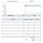 013 Blank Invoice Forms Printable Template Excel Receipt Pdf Html   Free Printable Invoice Forms