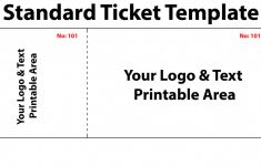 Make Your Own Tickets Free Printable