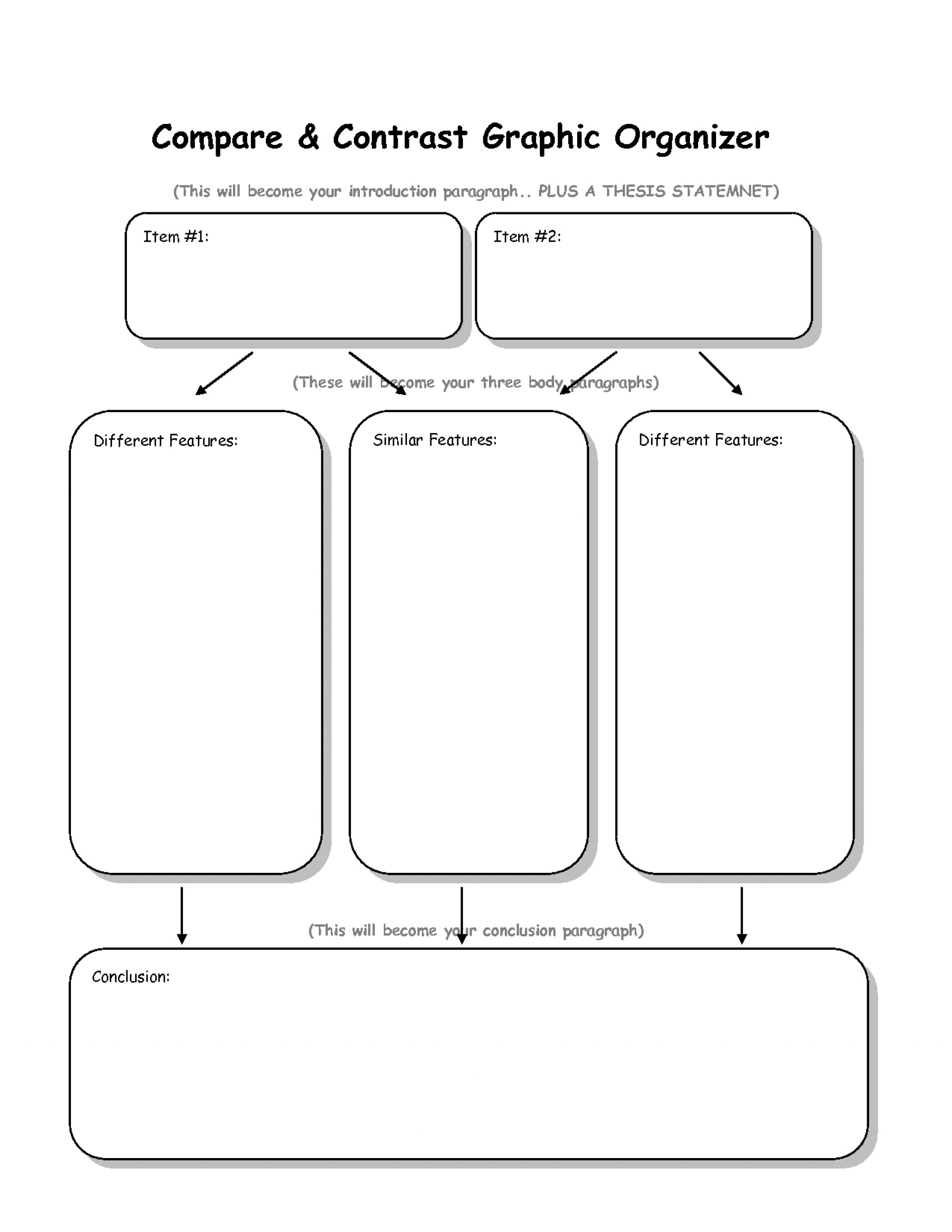 015 Graphics For Writing Essays Essay Example Compare And Contrast - Free Printable Compare And Contrast Graphic Organizer