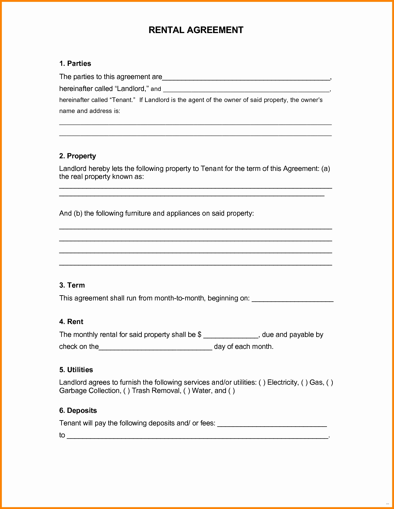 016 Car Lease Agreement Template Rental Example Word Inspirational - Free Printable Vehicle Lease Agreement