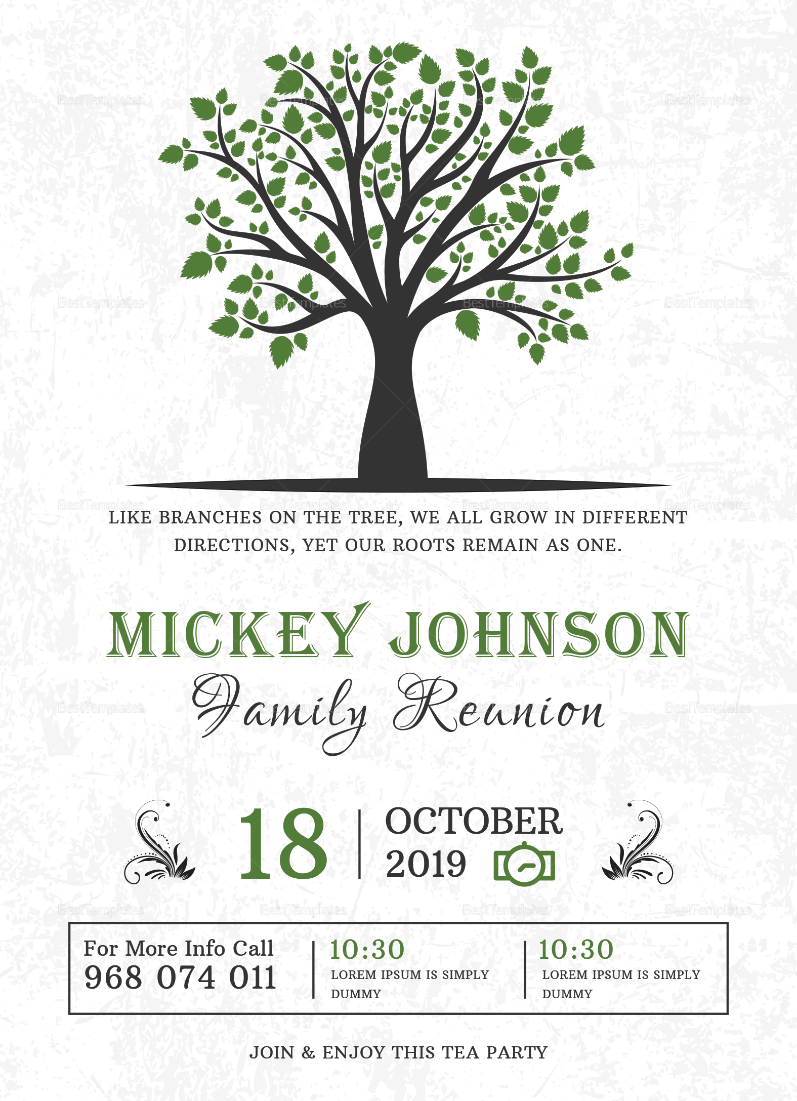 016 Family Reunion Invitations Templates Old Printable - Free Printable Family Reunion Invitations