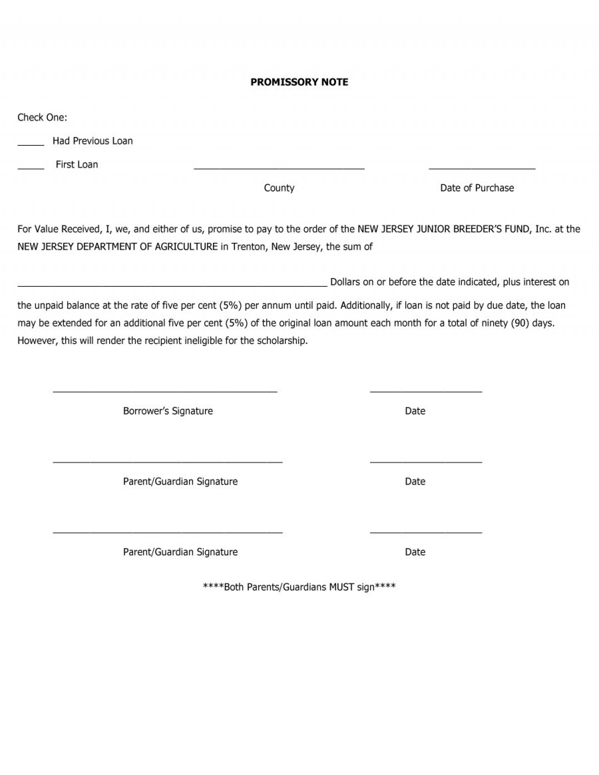 017 Template Ideas Promissory Note Templates Free ~ Ulyssesroom - Free Printable Promissory Note For Personal Loan