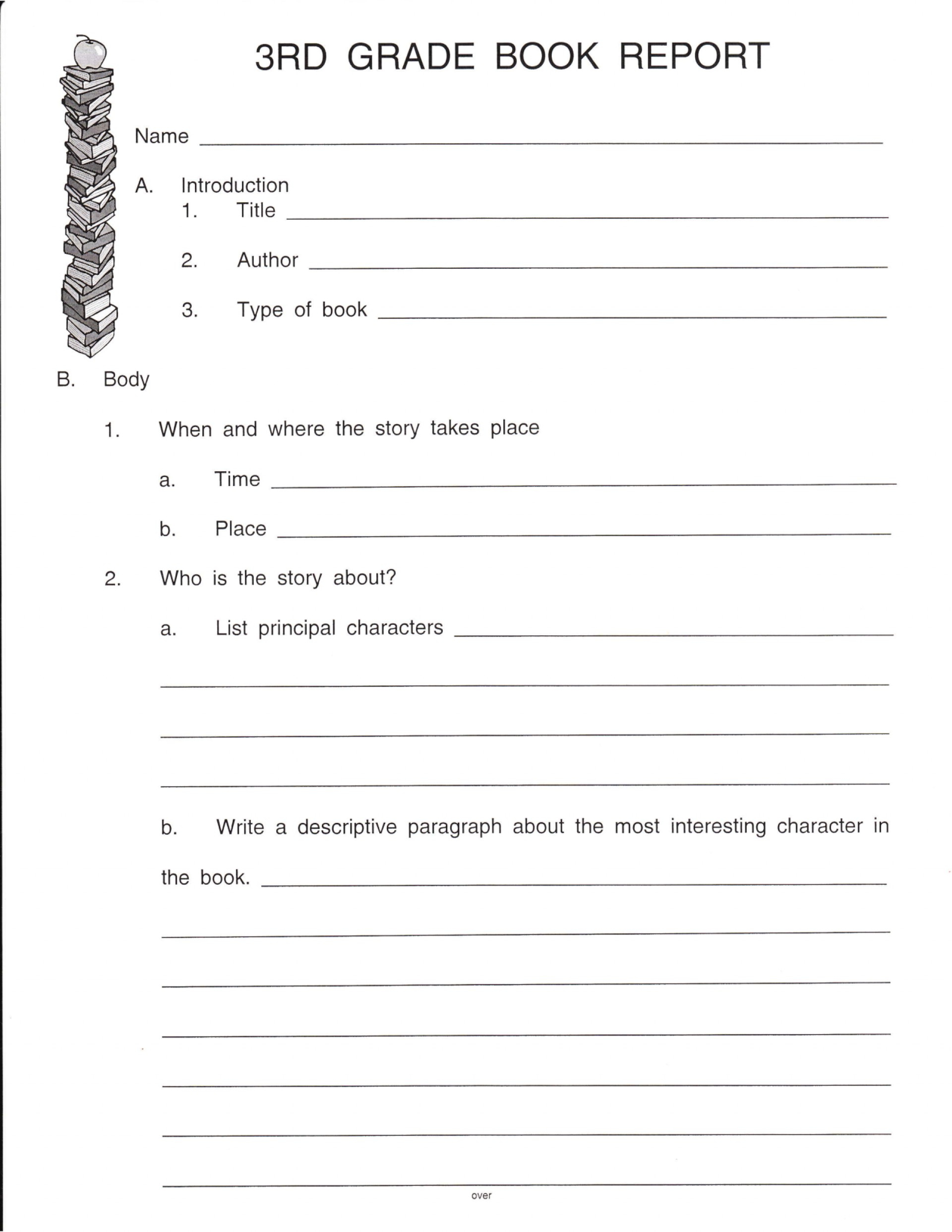 022 Template Ideas Free Book Report Templates Printable For 5Th - Free Printable Books For 5Th Graders