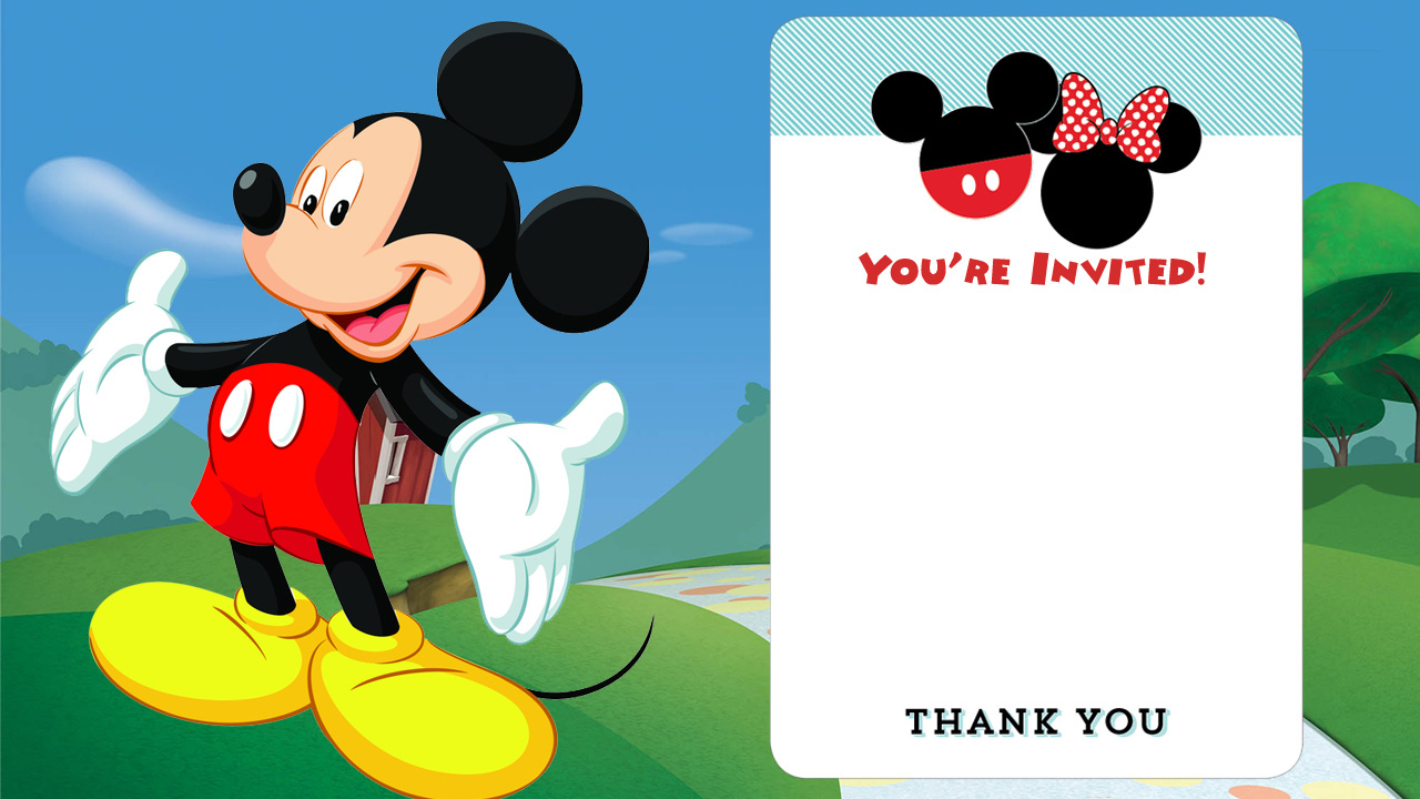 027 Mickey Mouse Birthday Invitations Template Cool Free Printable - Free Printable Mickey Mouse Birthday Invitations