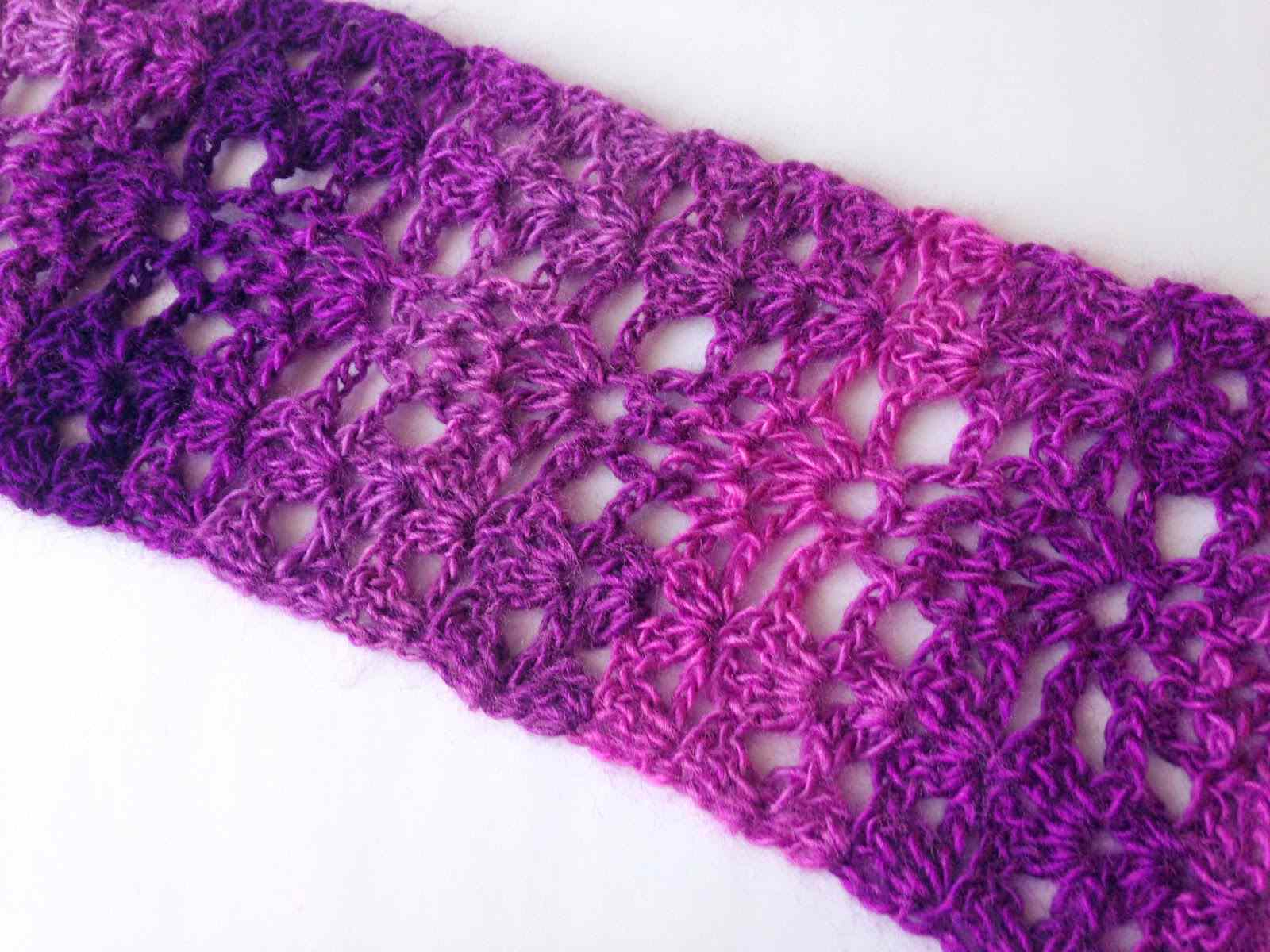 10 Easy Free Crochet Lace Scarf Patterns - Free Printable Crochet Scarf Patterns