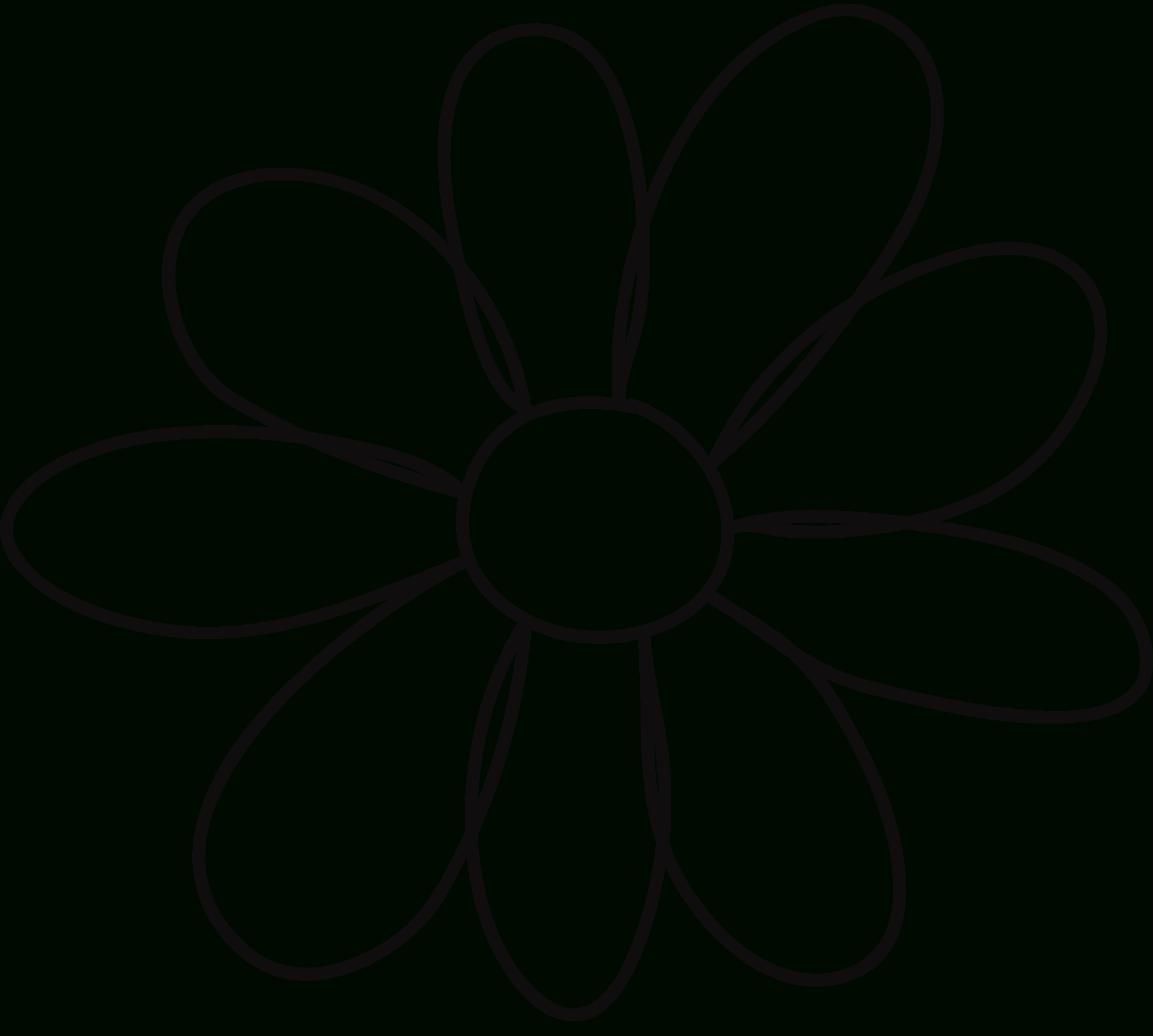 10 Petal Flower Template - Clipart Best - Clipart Best | Quilting - Free Printable Sunflower Template