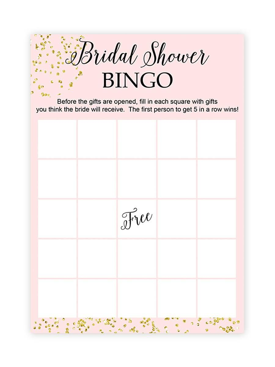 10 Printable Bridal Shower Games You Can Diy | Bachelorette - Free Printable Bridal Shower Bingo
