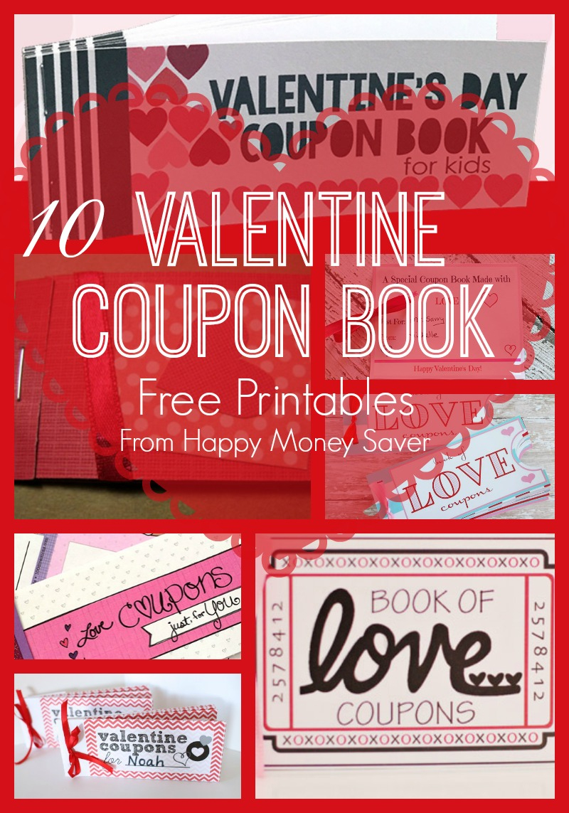 10 Valentines Day Coupon Book Free Printables! - Free Printable Homemade Coupon Book