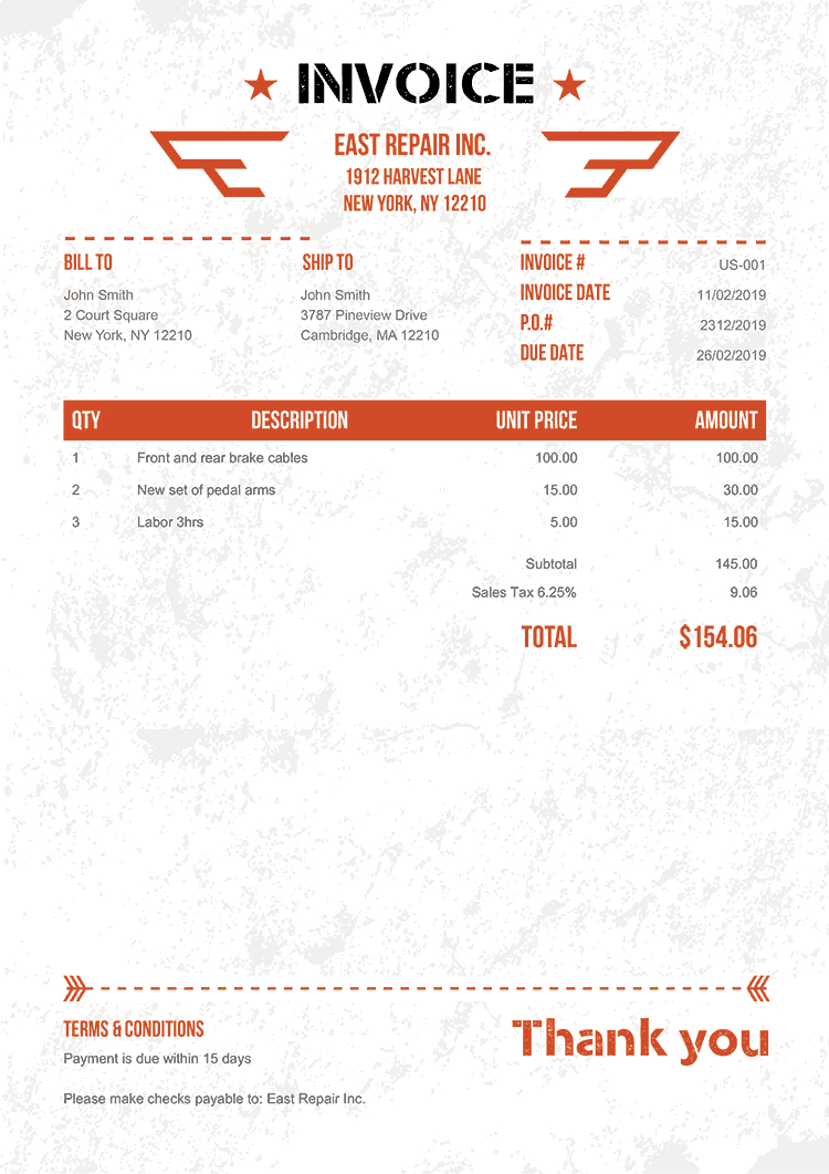 100 Free Invoice Templates | Print &amp;amp; Email As Pdf | Fast &amp;amp; Secure - Free Invoices Online Printable