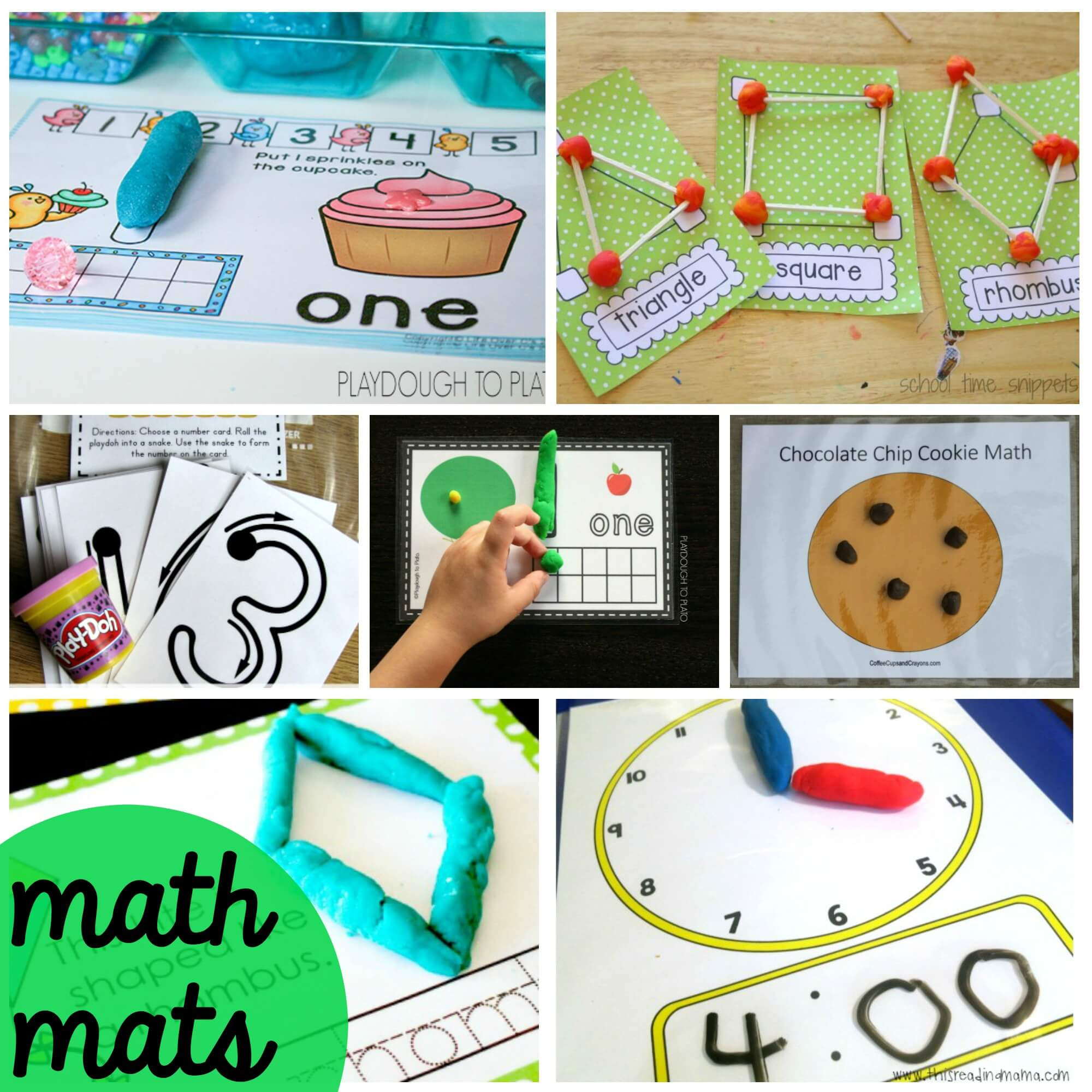 100 Free Playdough Mats - Playdough To Plato - Free Printable Playdough Mats