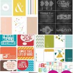 100+ Free Printable Project Life Journaling Card Insert Sets   Free Printable Scrapbook Stuff