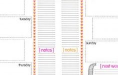 Free Printable 5.5 X8 5 Planner Pages