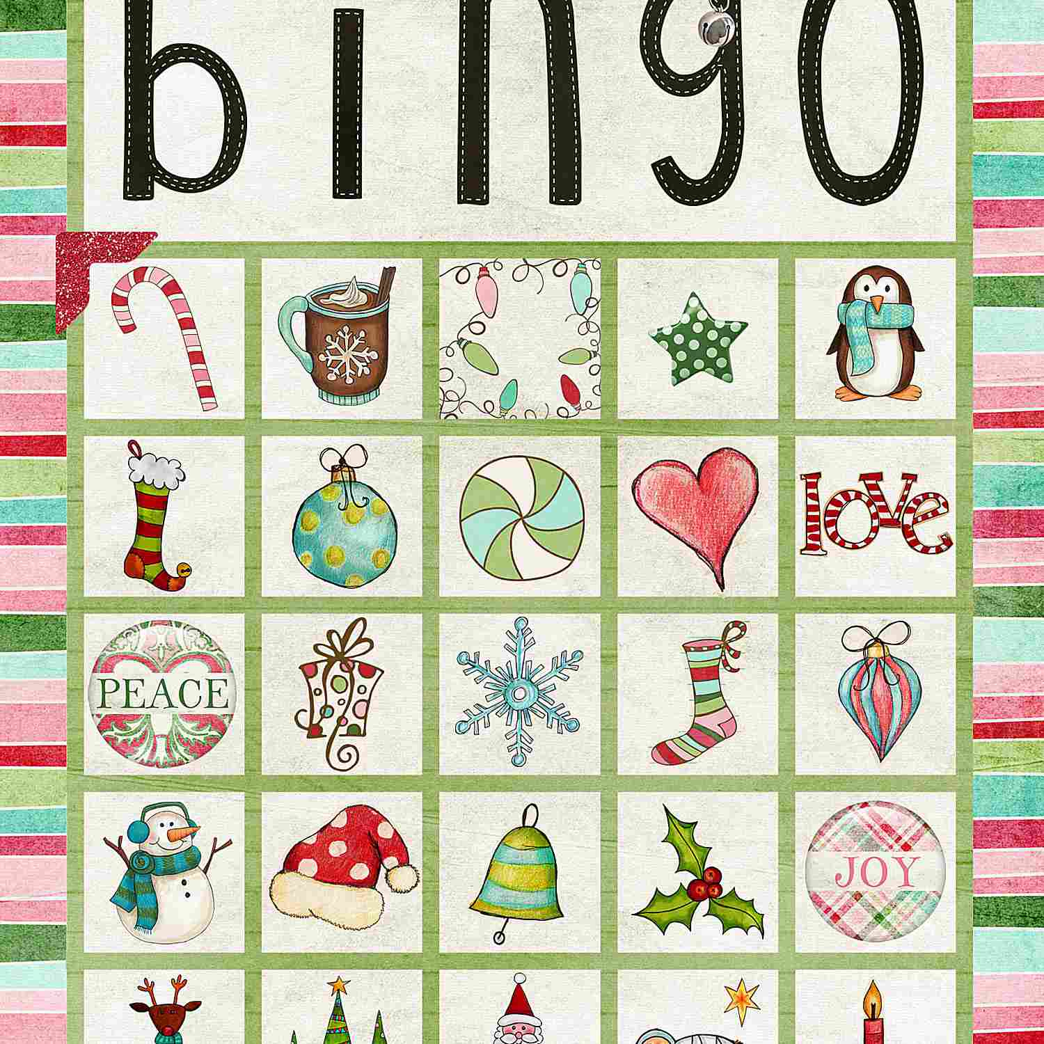 11 Free, Printable Christmas Bingo Games For The Family - Free Printable Christmas Bingo