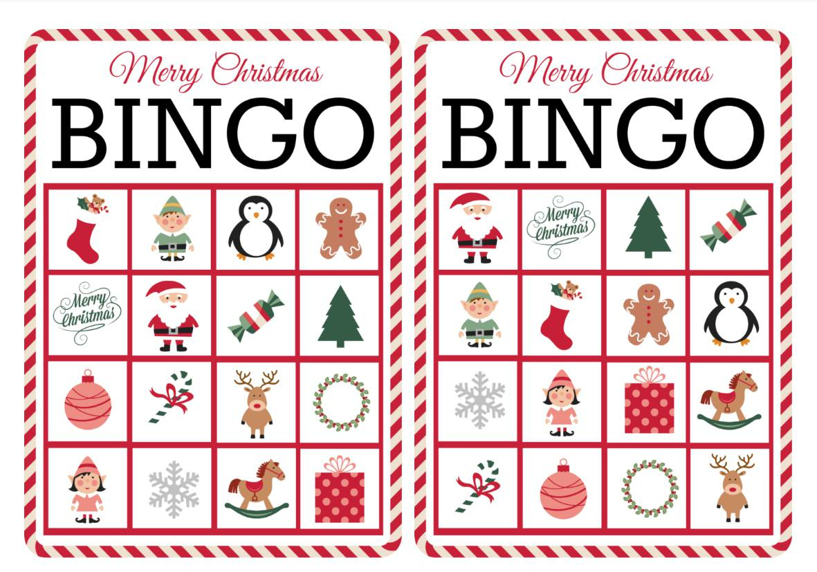 11 Free, Printable Christmas Bingo Games For The Family - Free Printable Christmas Games For Preschoolers