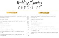 Free Printable Wedding Planner