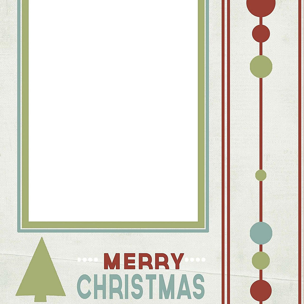11 Free Templates For Christmas Photo Cards - Free Printable Christmas Cards With Photo Insert