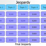 12 Free Jeopardy Templates For The Classroom   Free Printable Jeopardy Template