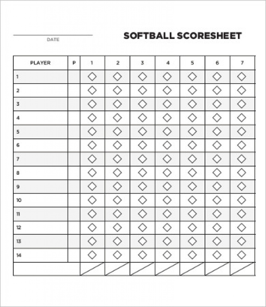 Free Printable Softball Pictures