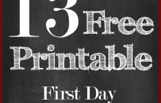 My First Day Of Kindergarten Free Printable