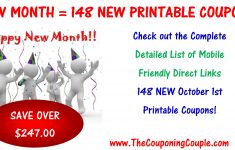 148 New Printable Coupons To Start October ~ Print Them Now! – Free Printable Chinet Coupons