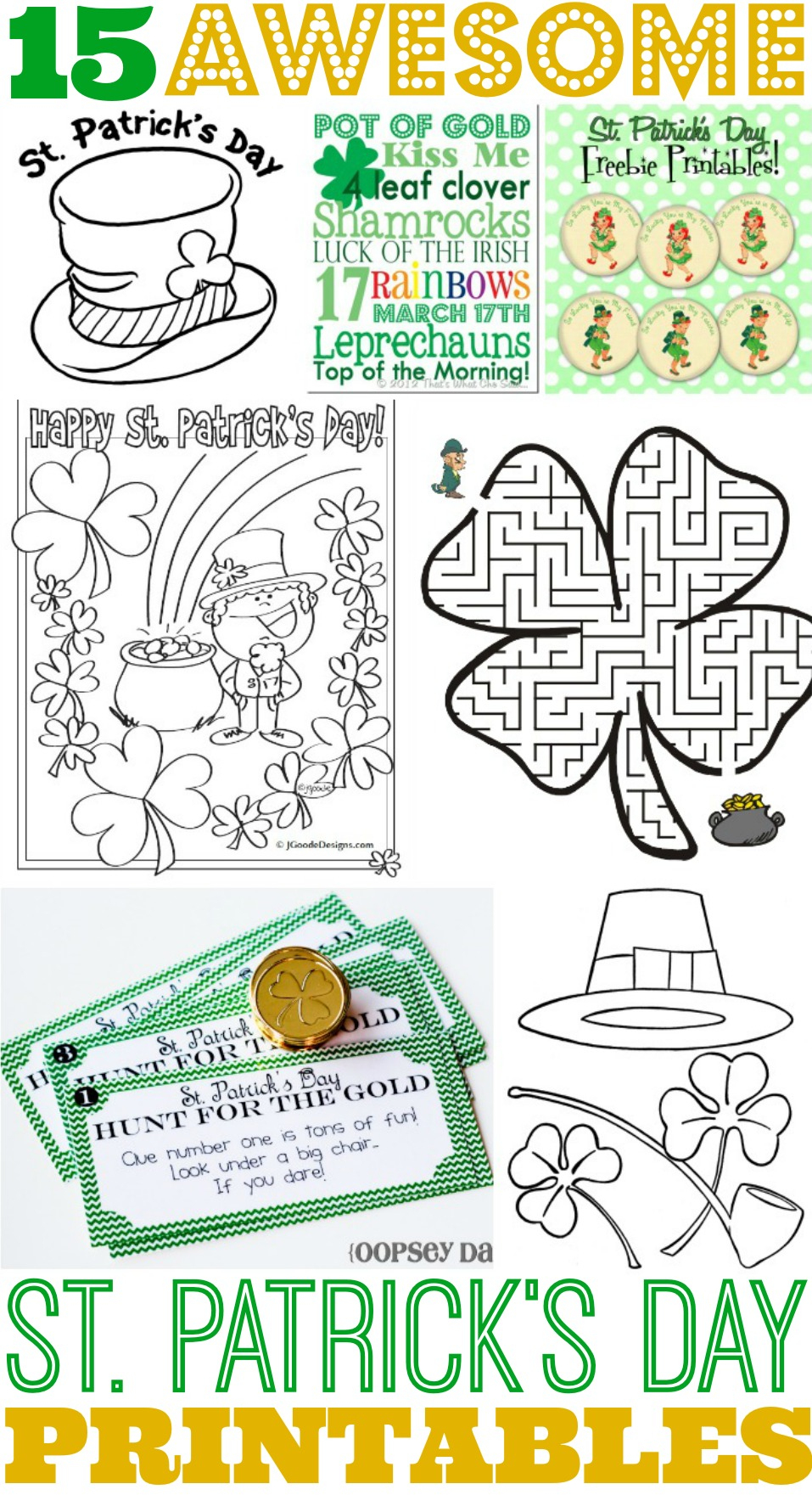 15 Awesome St. Patrick&amp;#039;s Day Free Printables For Kids - Free Printable March Activities