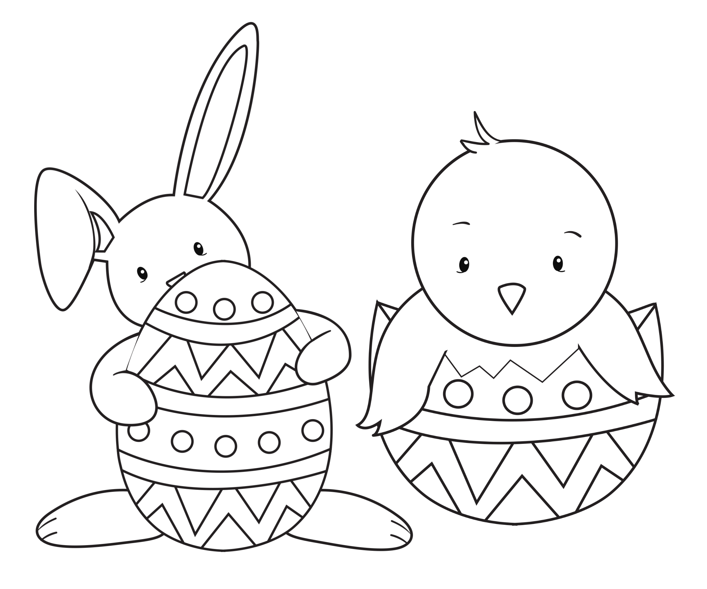 15 Easter Colouring In Pages - The Organised Housewife - Free Printable Easter Colouring Sheets