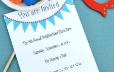Free Printable Birthday Party Invitations With Photo