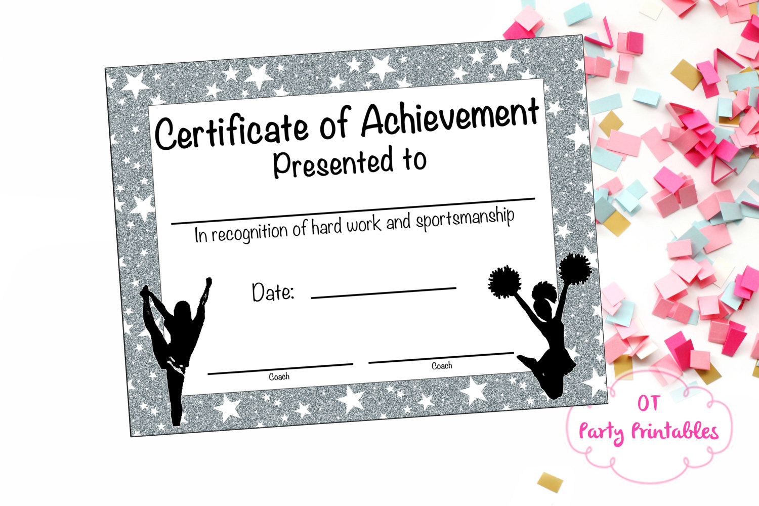 17 Images Of Megaphone Award Certificate Template | Unemeuf - Free Printable Cheerleading Certificates