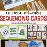 18 Free Printable Sequencing Cards For Preschoolers   Free Printable Schedule Cards For Preschool