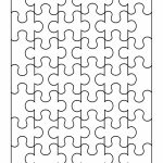 19 Printable Puzzle Piece Templates   Template Lab   Free Printable Blank Puzzle Pieces
