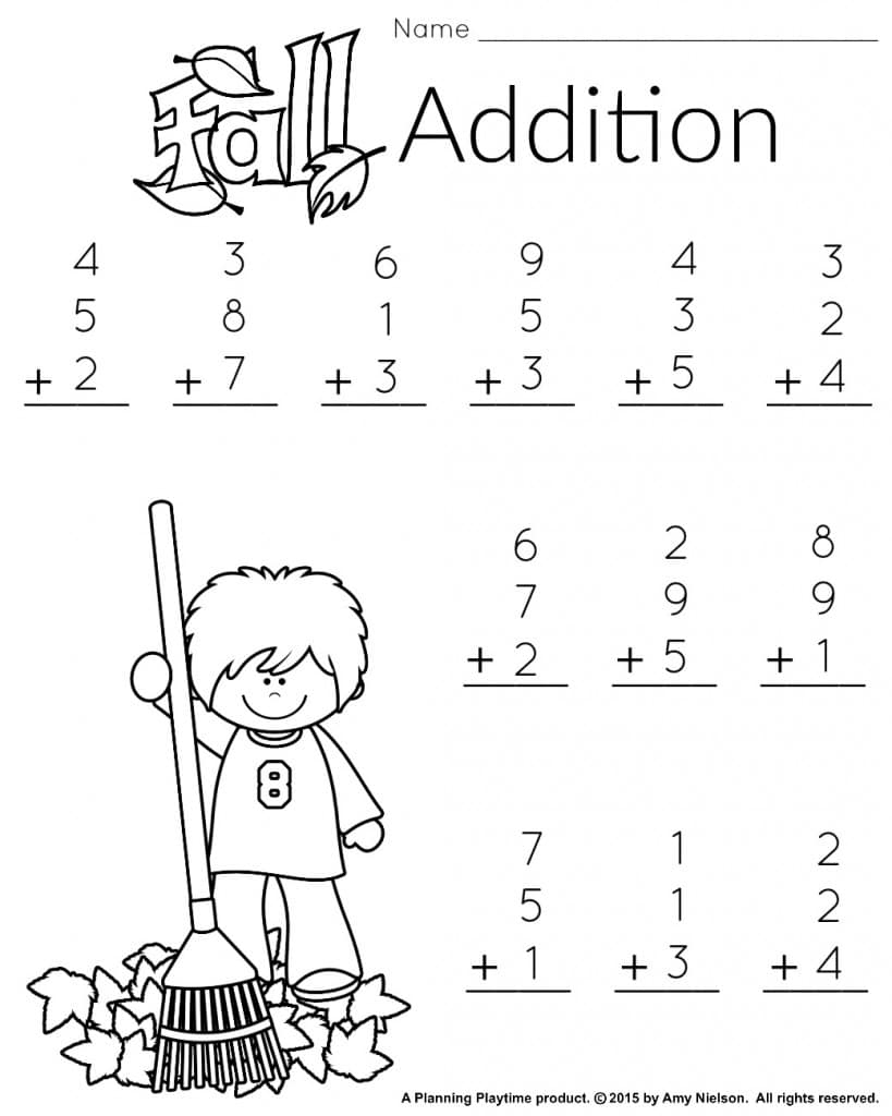 1St Grade Math And Literacy Worksheets With A Freebie! - Planning - Free Printable Worksheets For 1St Grade Language Arts