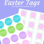 2 Different Free Printable Happy Easter Tags   My Momma Taught Me   Free Printable Easter Tags