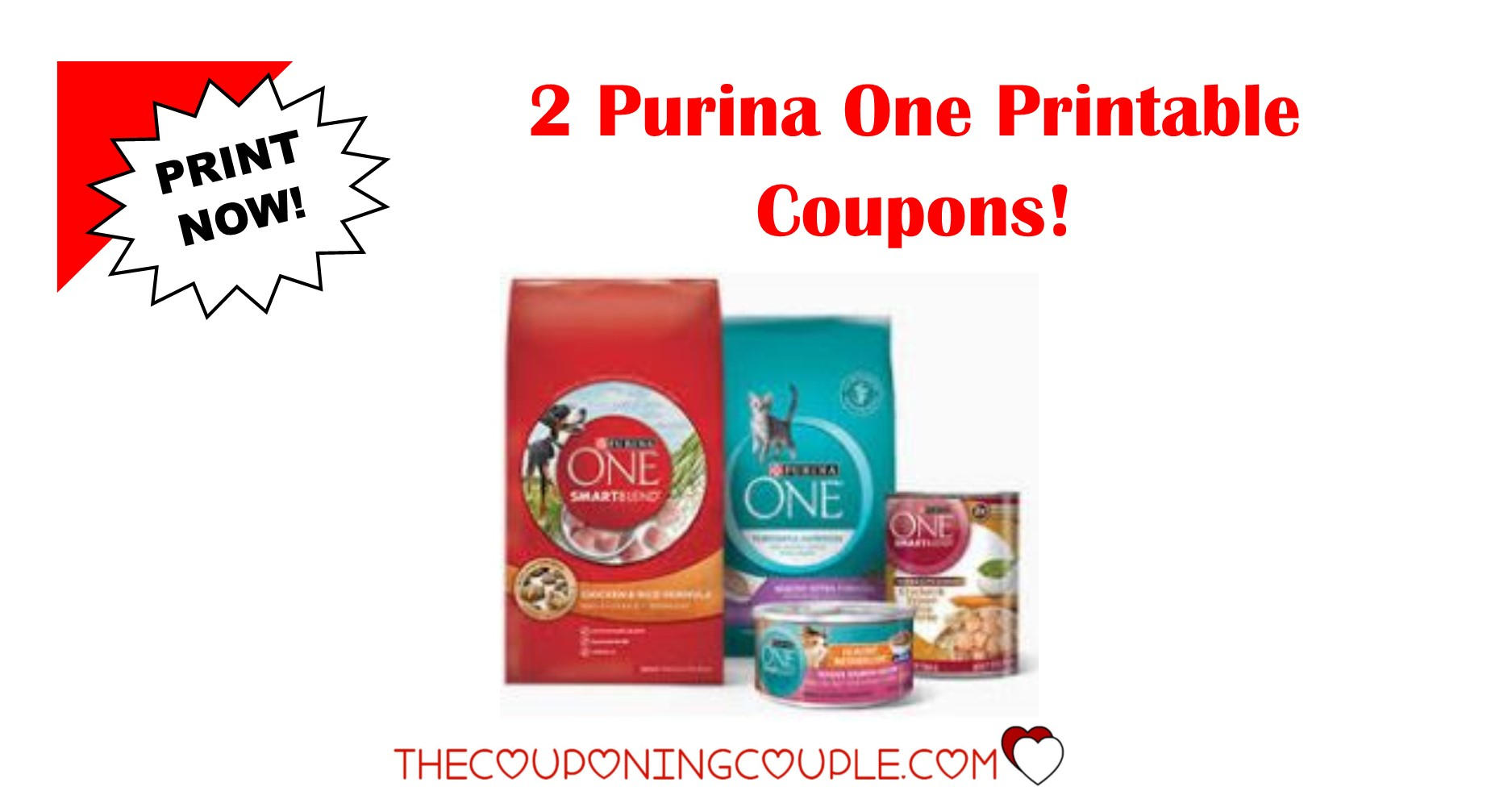 2 Purina One Printable Coupons ~ Both Coupons Are B1G1! - Free Printable Coupons For Purina One Dog Food