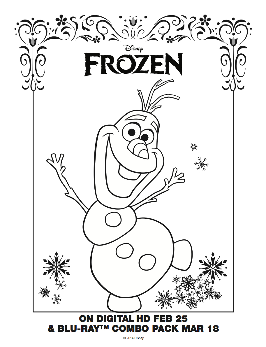 20 Awesome Things To Color | Colour In Pages | Frozen Coloring - Free Printable Coloring Pages Disney Frozen