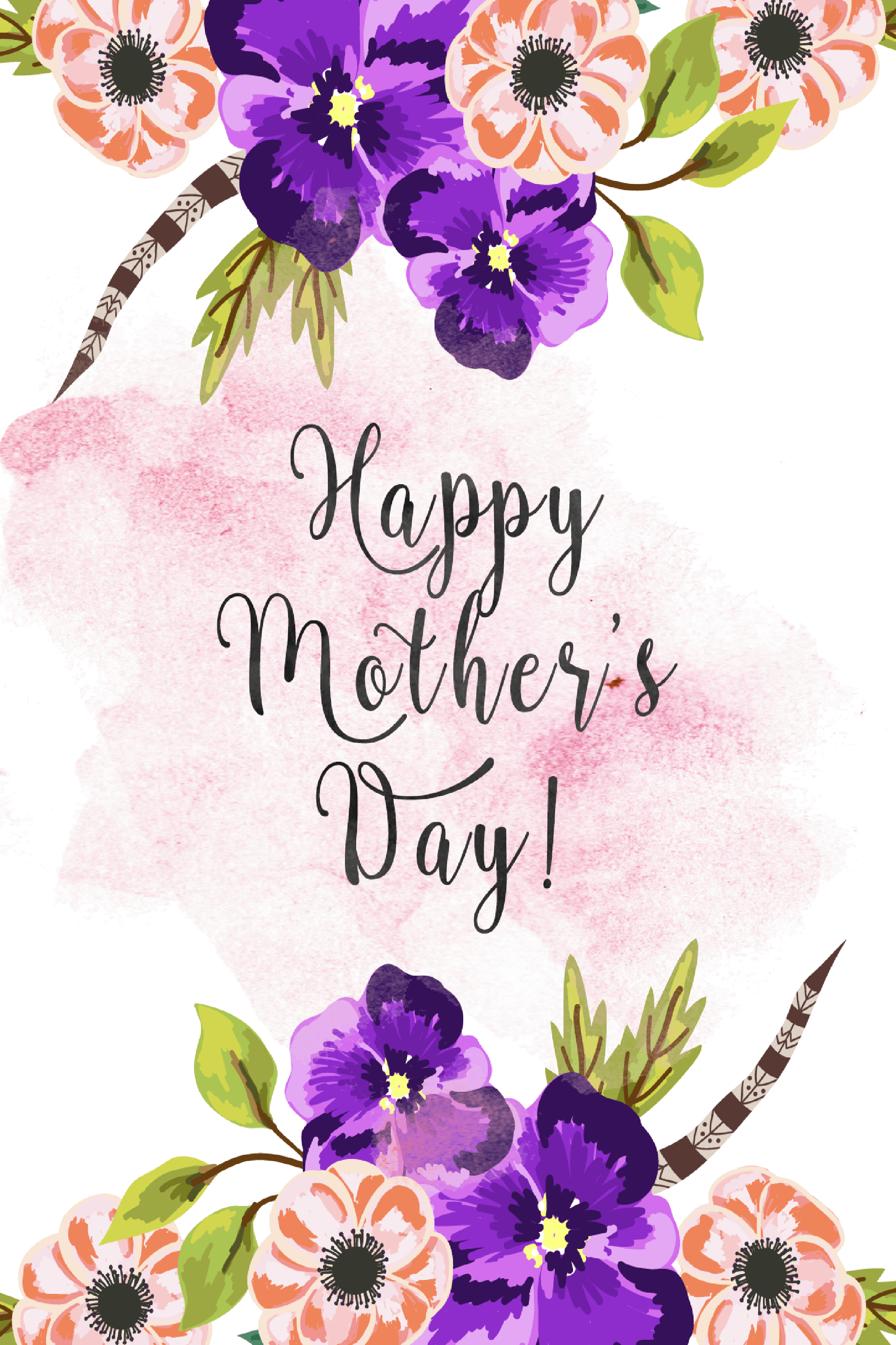 20 Cute Free Printable Mothers Day Cards - Mom Cards You Can Print - Make Mother Day Card Online Free Printable