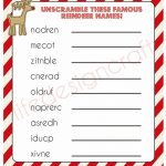 20 Free Printable Christmas Games   Christmas Celebration   All   Free Printable Christmas Games For Preschoolers