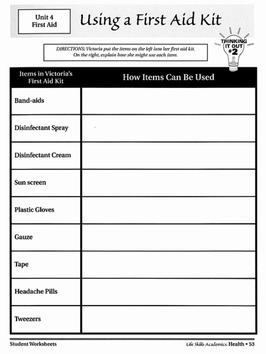 20 Life Skills Worksheets For Middle School – Diocesisdemonteria - Free Printable Life Skills Worksheets For Adults