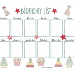 22. 4 Birthday Charts Freeology, Editable Birthday Chart Printable   Free Printable Birthday Graph