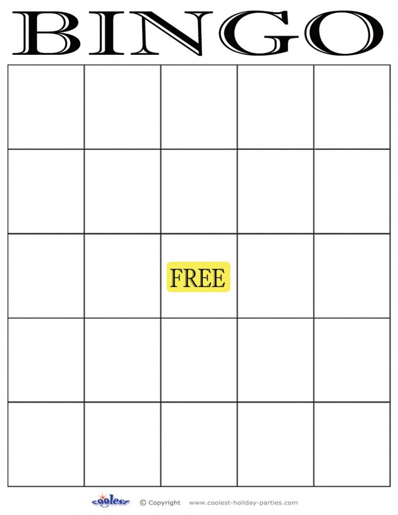 29 Images Of Empty Bingo Template | Leseriail Within Free Printable - Free Printable Blank Bingo Cards
