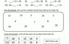 Free Printable Number Bond Template