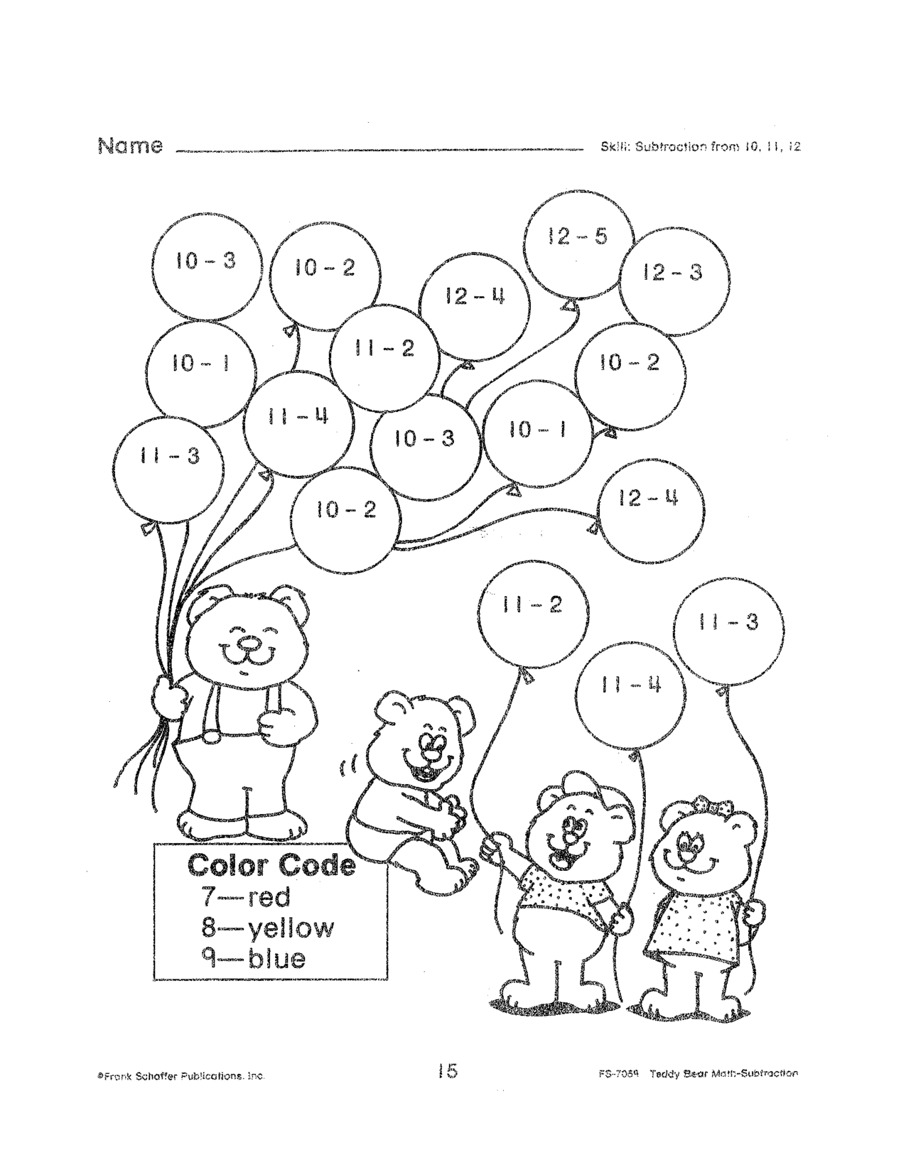 2Nd Grade - Subtraction 2 Digit Low Numbers | Kg Math Review - Free Printable Activity Sheets For 2Nd Grade