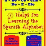 3 Helps For Learning The Spanish Alphabet | Lesson Plans | Spanish   Spanish Alphabet Flashcards Free Printable
